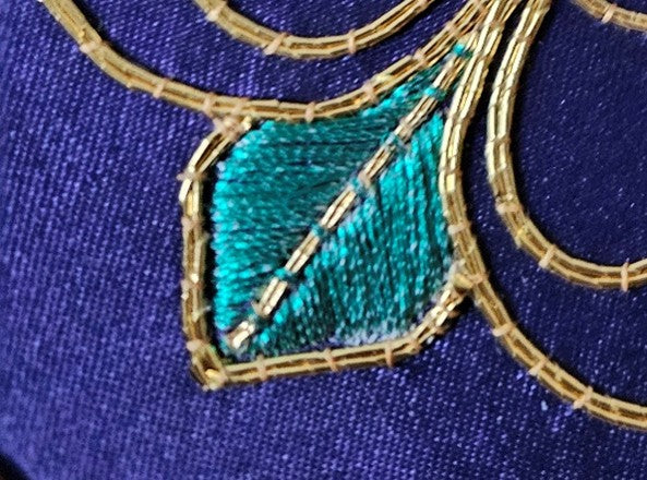 Tudor Rose goldwork embroidery kit #2 Polychrome