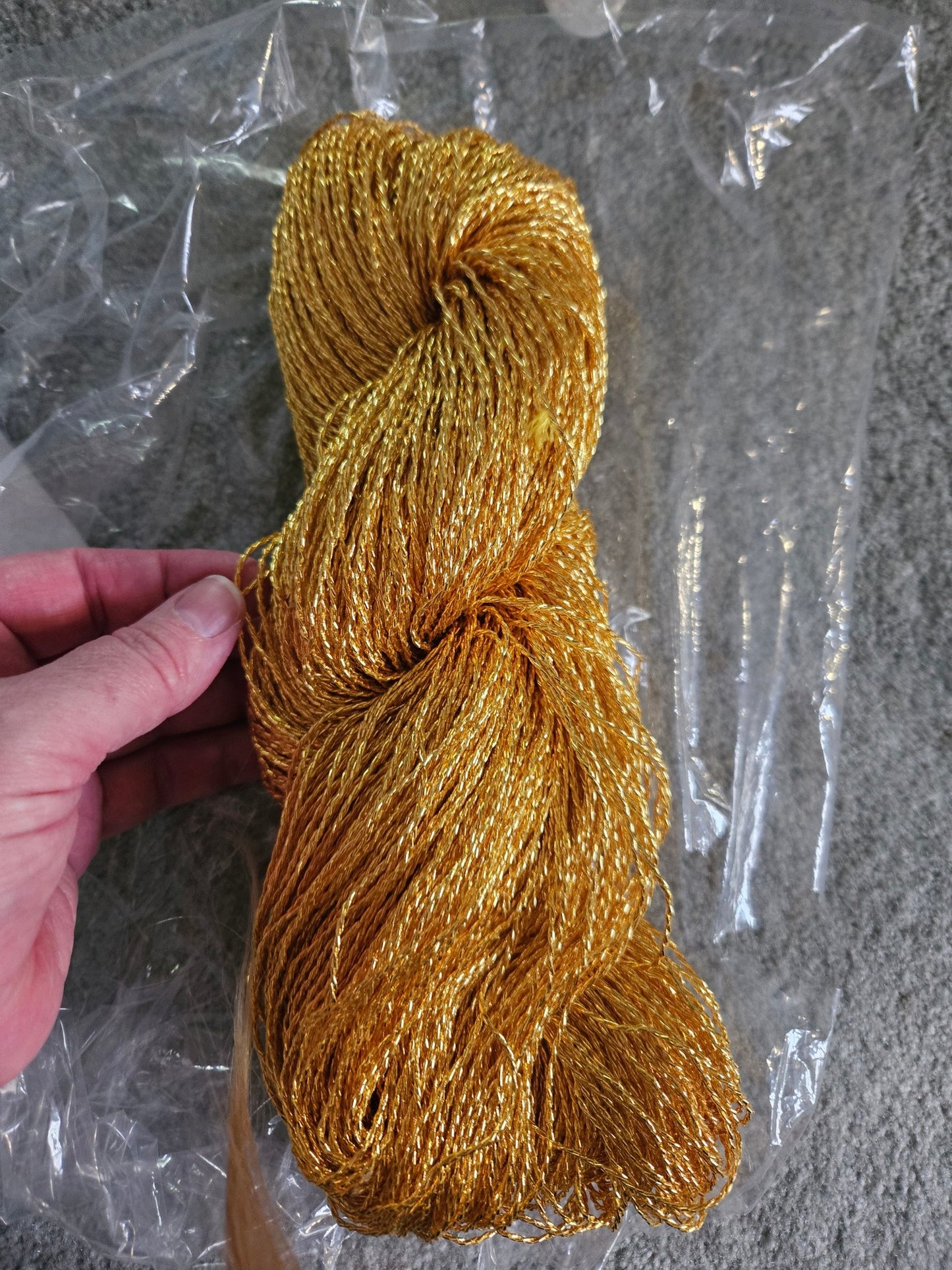 500 yards of ultra rare size extra large gold plated double twist