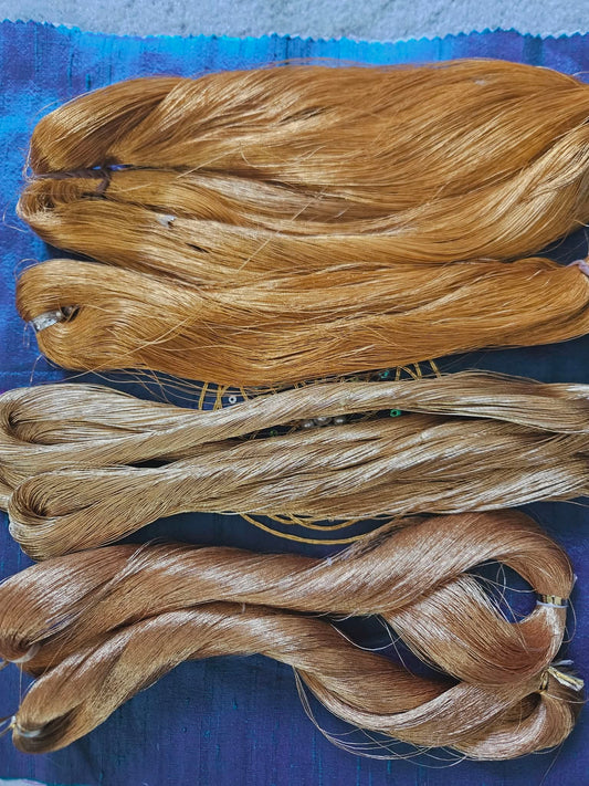 Copper colored Gold plated passing thread