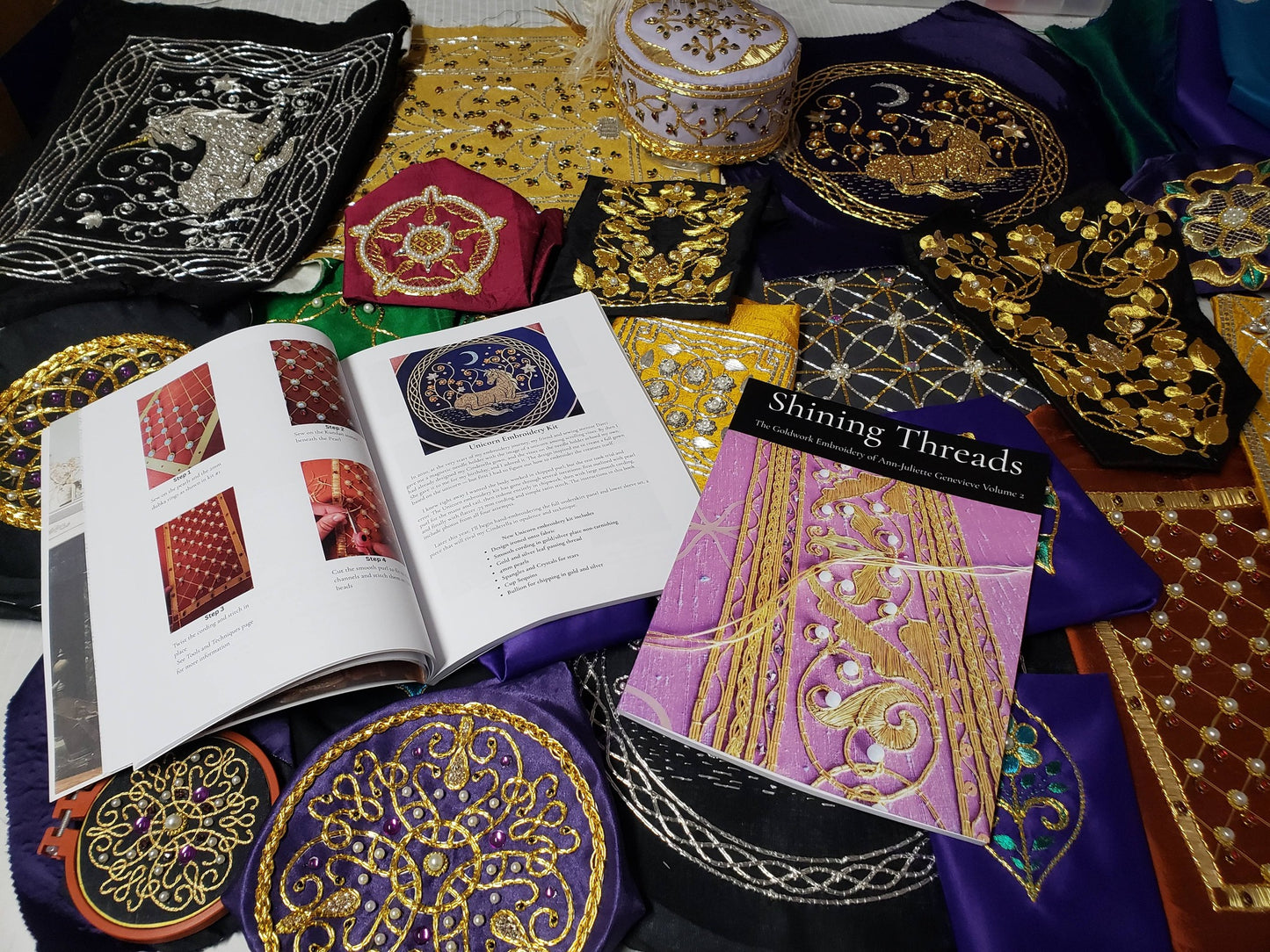 Ann-Juliette’s Shining Threads Embroidery Book FLASH SALE