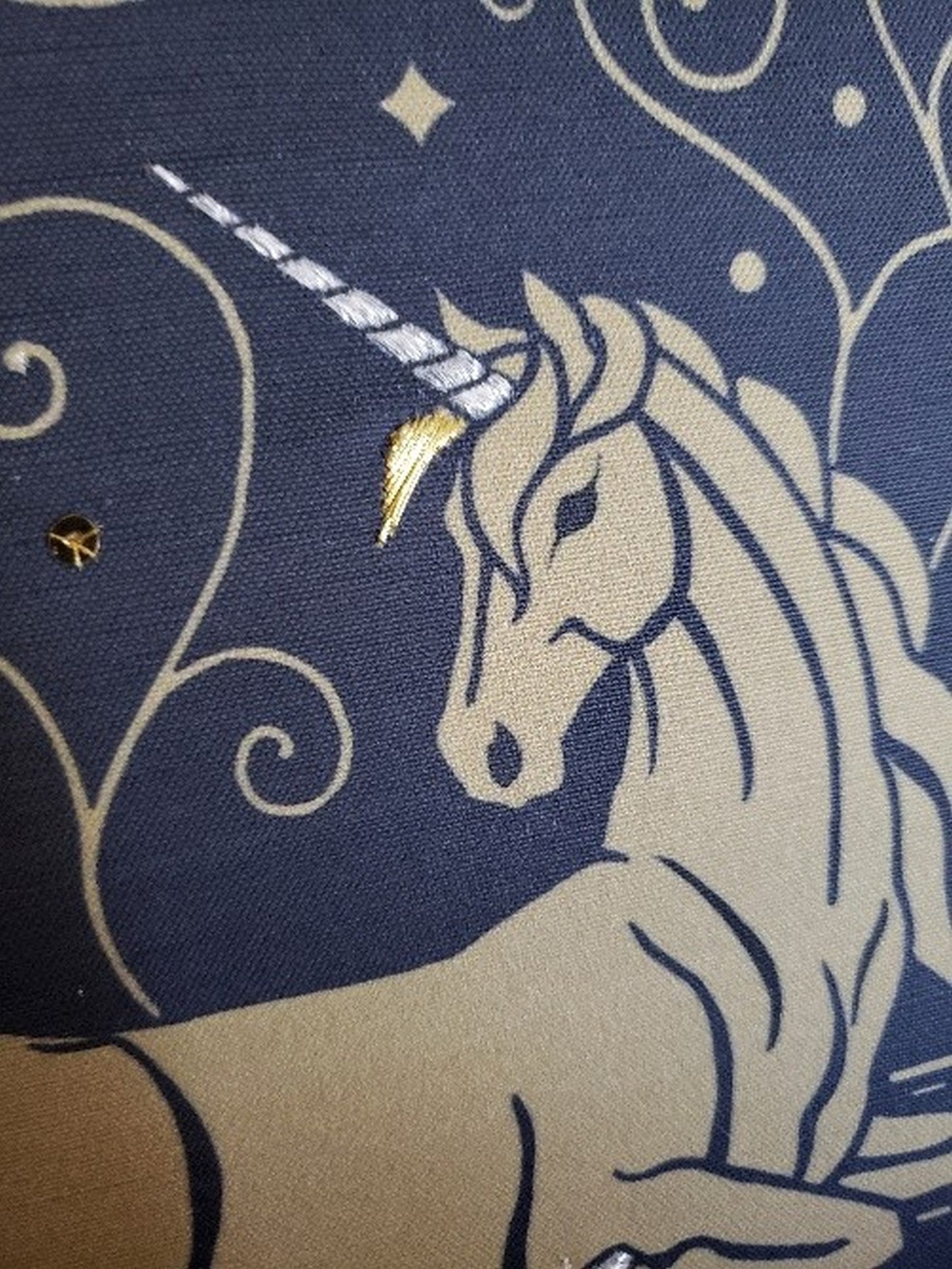 Golden Unicorn goldwork embroidery kit