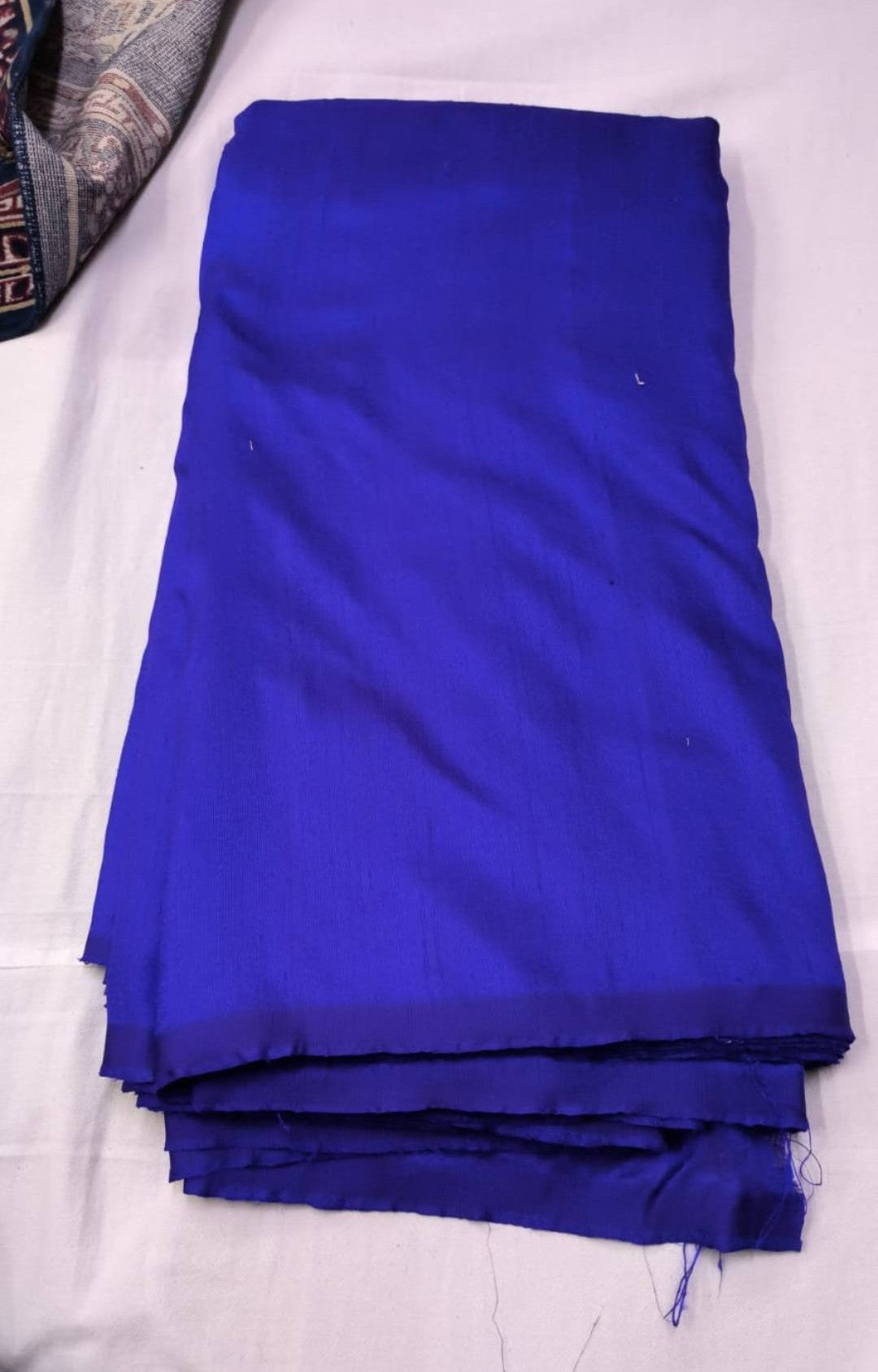 Classic Sapphire dupioni silk heavy weight 90 grams