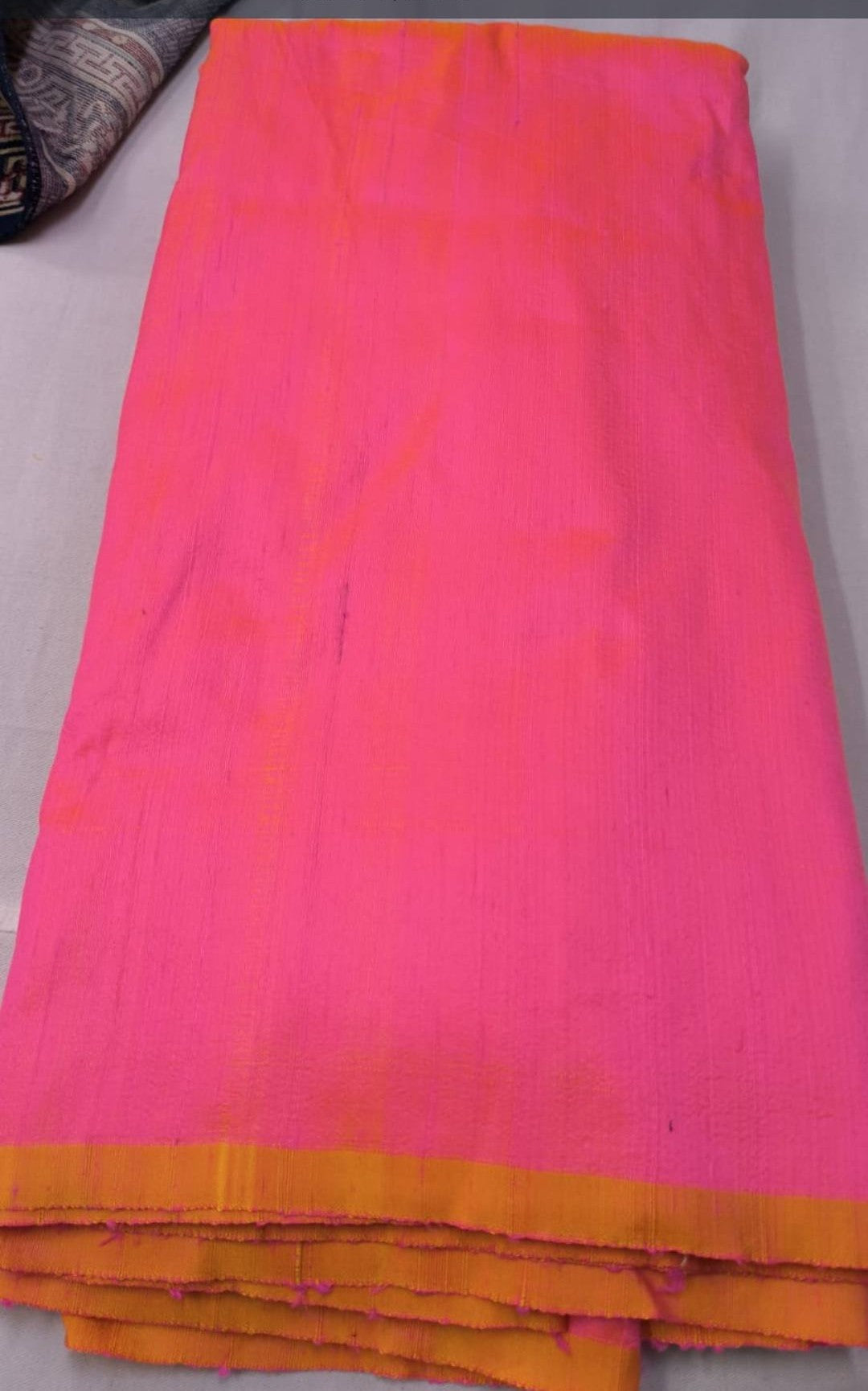 Sunset Rose dupioni silk heavy weight 90 grams
