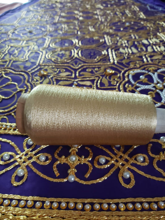 Electrum gold plate 5000 yard cone