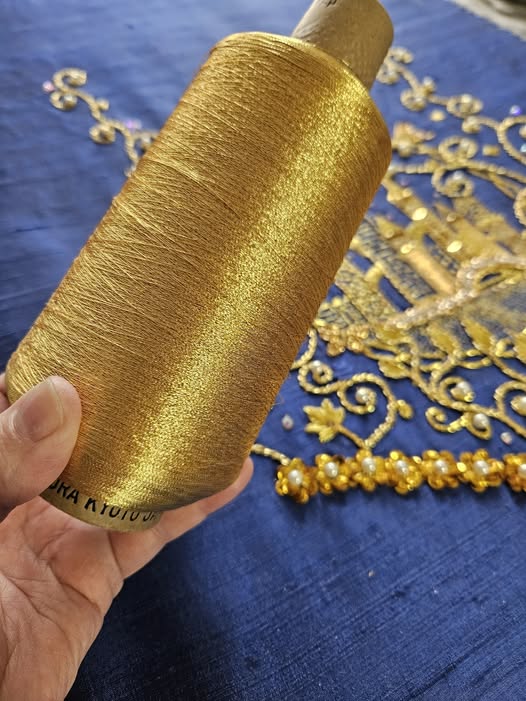 Gold plate cone 5000 yards .16mm smooth passing thread